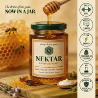 NEKTAR Greek Superfood Honey · Since Antiquity